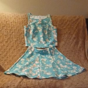 2 piece skirt set
